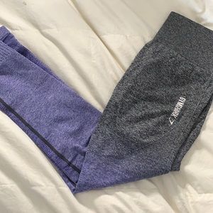 GYMSHARK ombré seamless leggings | Gym leggings